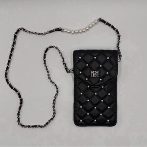 Badgley Mischka Quilted Phone Crossbody with Card Wallet Insert